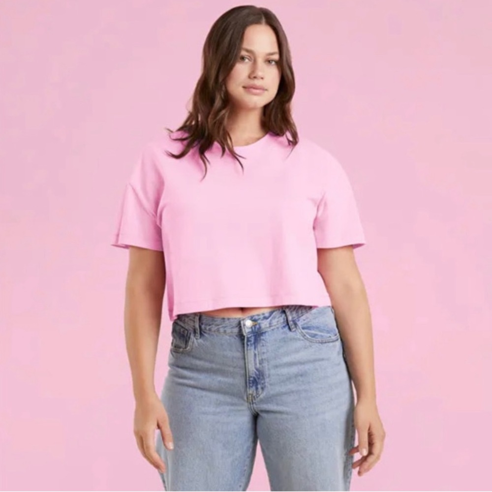 Nuuds Bubblegum Cropped Tee